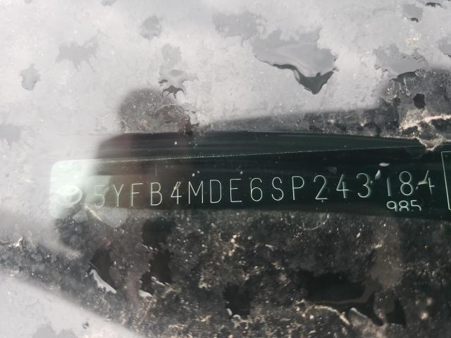 5YFB4MDE6SP243184 - 2025 TOYOTA COROLLA LE BLUE photo 12