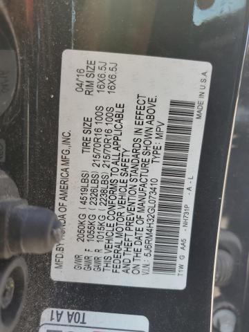 5J6RM4H32GL073410 - 2016 HONDA CR-V LX 黑色 照片 12