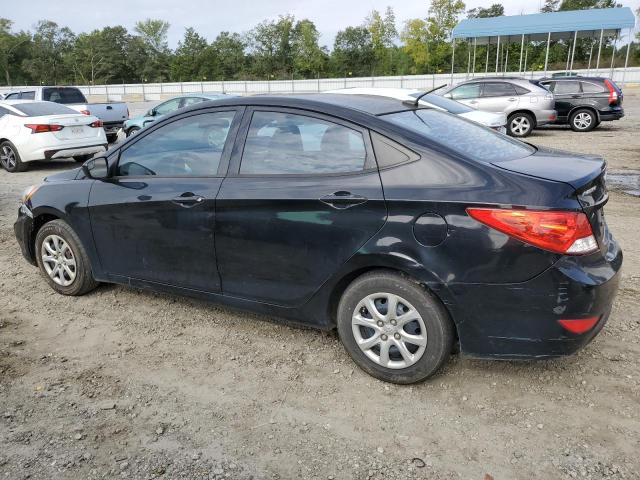 KMHCT4AE0EU725762 - 2014 HYUNDAI ACCENT GLS BLACK photo 2