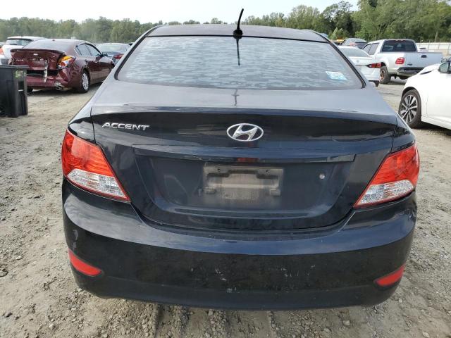 KMHCT4AE0EU725762 - 2014 HYUNDAI ACCENT GLS BLACK photo 6