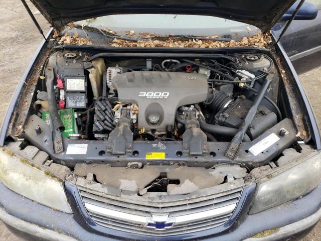 2G1WH55K119226090 - 2001 CHEVROLET IMPALA LS BLUE photo 11