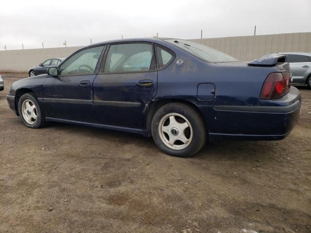 2G1WH55K119226090 - 2001 CHEVROLET IMPALA LS BLUE photo 2