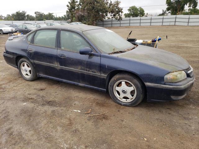 2G1WH55K119226090 - 2001 CHEVROLET IMPALA LS BLUE photo 4