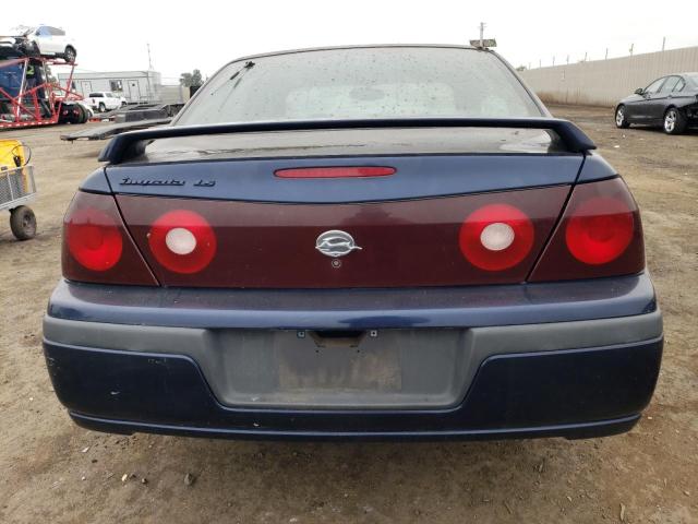 2G1WH55K119226090 - 2001 CHEVROLET IMPALA LS BLUE photo 6