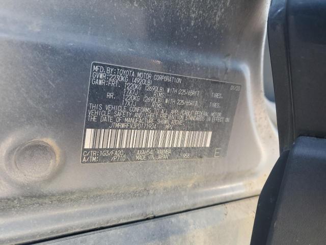 JTMRWRFV3PD171924 - 2023 TOYOTA RAV4 XLE GRAY photo 12