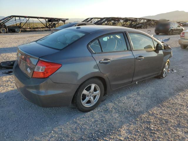 19XFB5F59CE000742 - 2012 HONDA CIVIC NATURAL GAS GRAY photo 3