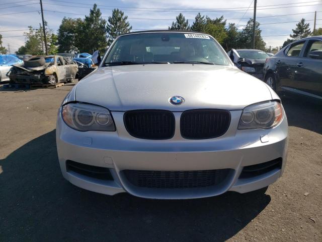 WBAUN7C58CVM25800 - 2012 BMW 135 I SILVER photo 5