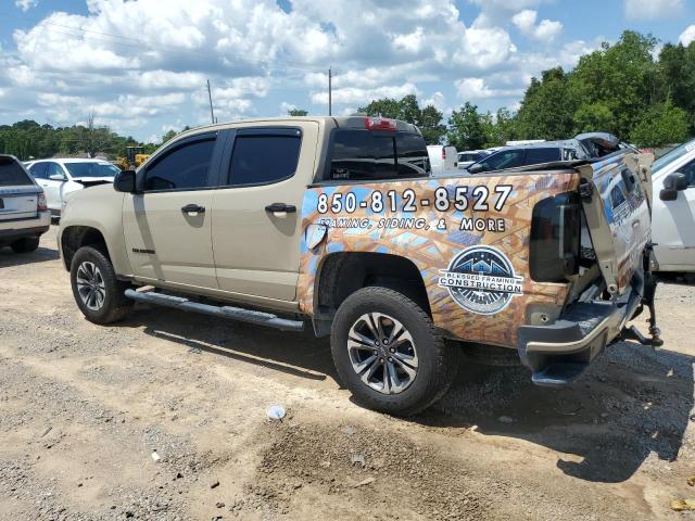 1GCGTDEN5N1101635 - 2022 CHEVROLET COLORADO Z71 BEIGE photo 2