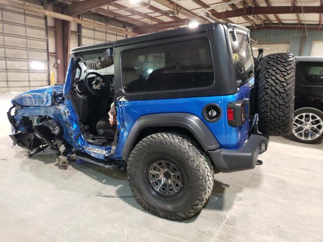 1C4GJXAN4MW778898 - 2021 JEEP WRANGLER SPORT BLUE photo 2