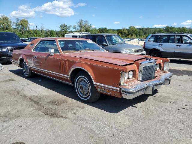 7Y89S837923 - 1977 LINCOLN MARK VI ORANGE photo 4