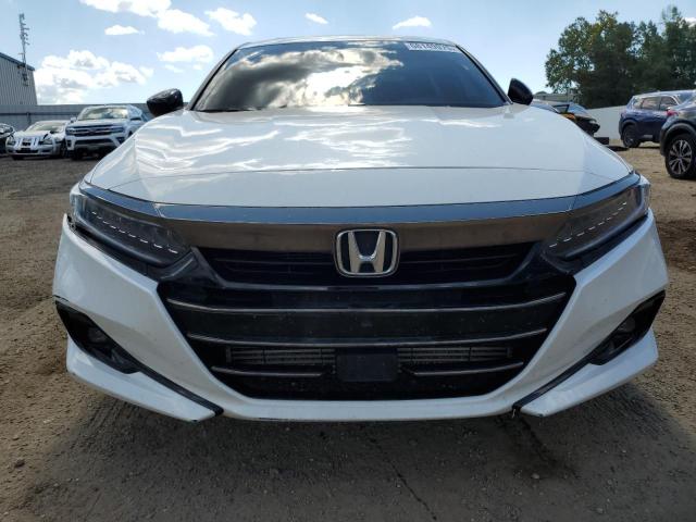 1HGCV2F34MA004436 - 2021 HONDA ACCORD SPORT WHITE photo 5