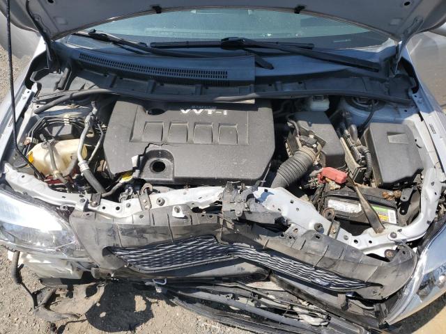 2T1BU4EE9AC450018 - 2010 TOYOTA COROLLA BASE SILVER photo 11