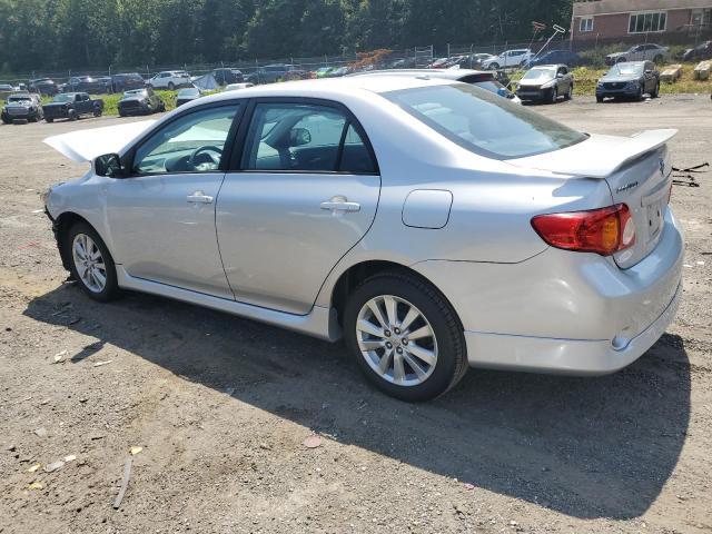 2T1BU4EE9AC450018 - 2010 TOYOTA COROLLA BASE SILVER photo 2