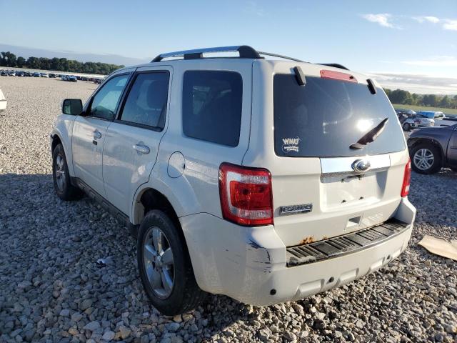 1FMCU0E76BKA73805 - 2011 FORD ESCAPE LIMITED WHITE photo 2