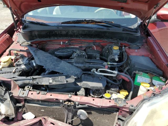 JF2SHADCXBH742469 - 2011 SUBARU FORESTER 2.5X PREMIUM წითელი ფოტო 12