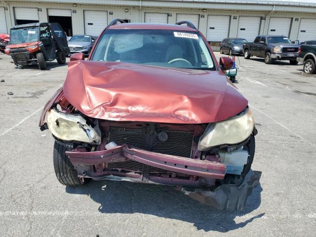 JF2SHADCXBH742469 - 2011 SUBARU FORESTER 2.5X PREMIUM წითელი ფოტო 5