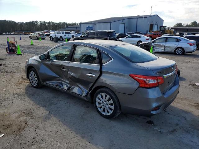 3N1AB7AP9GY246745 - 2016 NISSAN SENTRA S GRAY photo 2