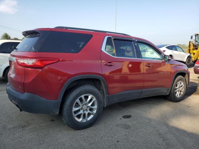 1GNERGKW9KJ210509 - 2019 CHEVROLET TRAVERSE LT Темно-червоний фото 3