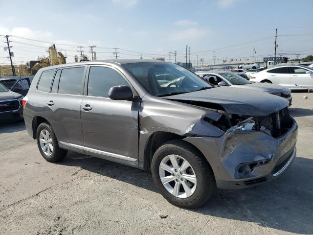 5TDZA3EH7DS034704 - 2013 TOYOTA HIGHLANDER BASE GRAY photo 4