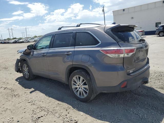 5TDJKRFH3FS188759 - 2015 TOYOTA HIGHLANDER XLE ნაცრისფერი ფოტო 2