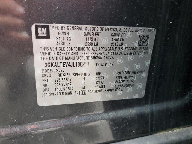 3GKALTEV4JL188211 - 2018 GMC TERRAIN SLE Grafit foto 13