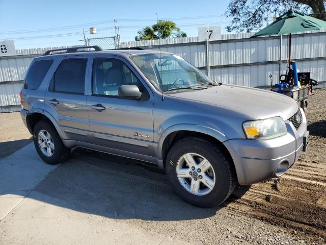 1FMCU49H27KB70355 - 2007 FORD ESCAPE HEV SILVER photo 4