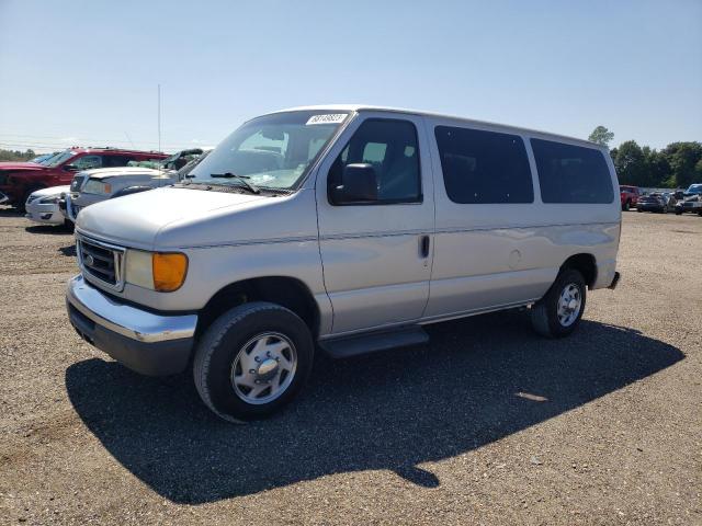 1FBNE31L35HB38162 - 2005 FORD ECONOLINE E350 SUPER DUTY WAGON SILVER photo 1