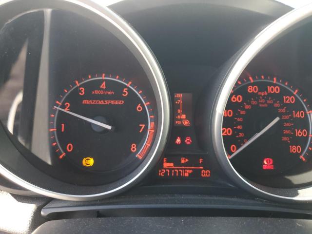 JM1BL1H40A1289230 - 2010 MAZDA SPEED 3 WHITE photo 9