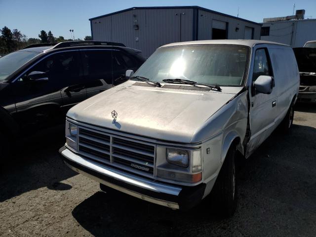 1B7GK1433KX546627 - 1989 DODGE CARAVAN EXTENDED C/V SILVER photo 1