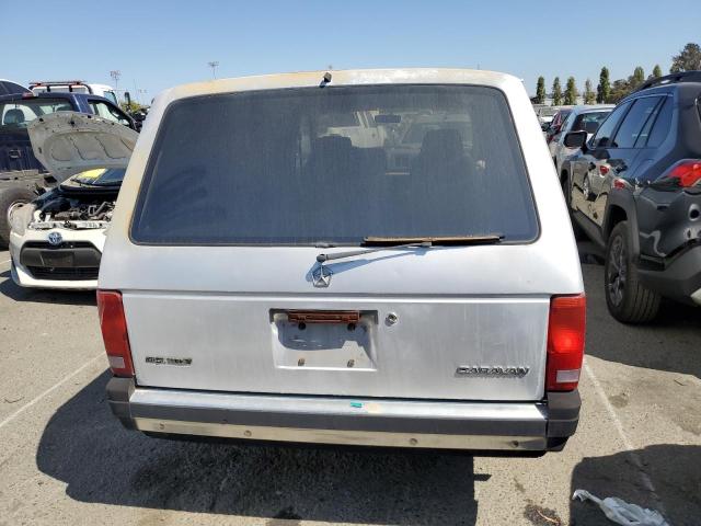 1B7GK1433KX546627 - 1989 DODGE CARAVAN EXTENDED C/V SILVER photo 6