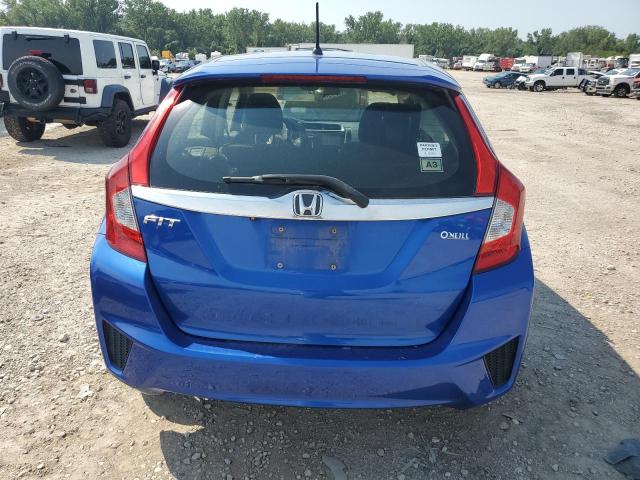 JHMGK5H76GS001674 - 2016 HONDA FIT EX BLUE photo 6
