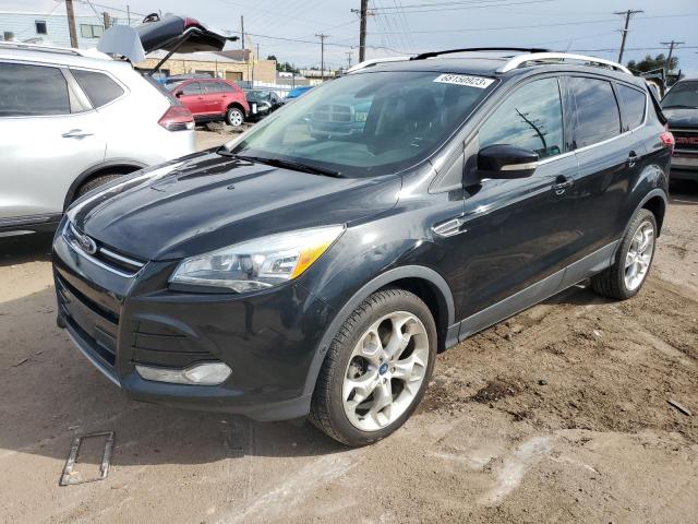 1FMCU9J95DUB08367 - 2013 FORD ESCAPE TITANIUM BLACK photo 1