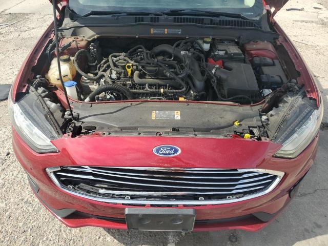 3FA6P0HD3KR215961 - 2019 FORD FUSION SE أحمر صورة 11