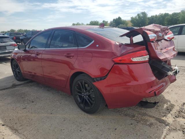 3FA6P0HD3KR215961 - 2019 FORD FUSION SE أحمر صورة 2