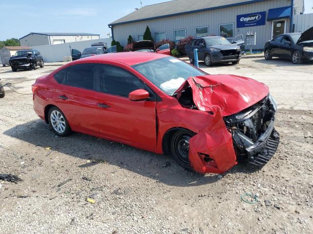 3N1AB7AP9JL615558 - 2018 NISSAN SENTRA S 红色 照片 4