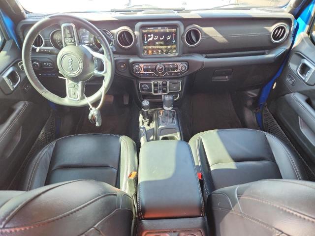 1C4JJXP63NW250034 - 2022 JEEP WRANGLER U SAHARA 4XE BLUE photo 8