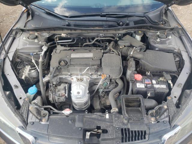 1HGCR2F36FA255563 - 2015 HONDA ACCORD LX GRAY photo 11