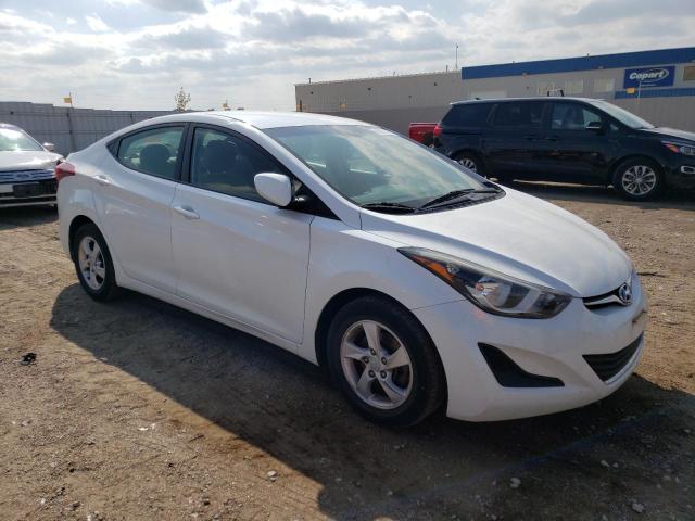 5NPDH4AE7FH595355 - 2015 HYUNDAI ELANTRA SE WHITE photo 4