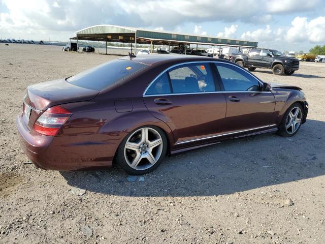 WDDNG71X68A167609 - 2008 MERCEDES-BENZ S 550 BURGUNDY photo 3