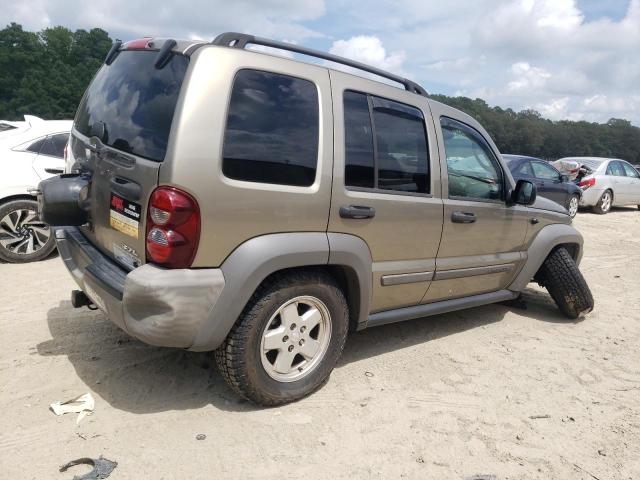 1J4GL48K87W515820 - 2007 JEEP LIBERTY SPORT ოქროსფერი ფოტო 3