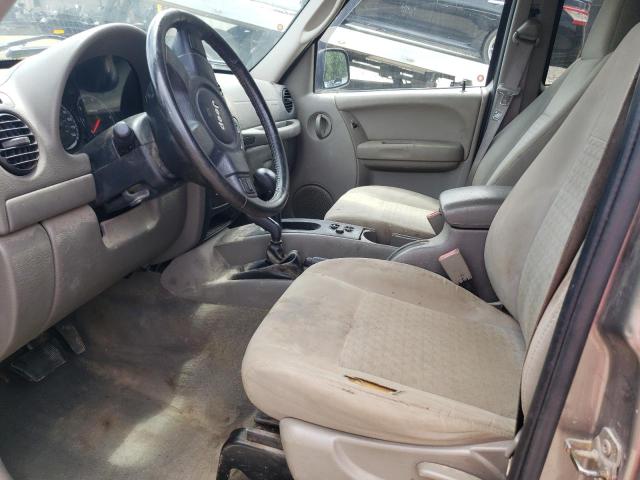 1J4GL48K87W515820 - 2007 JEEP LIBERTY SPORT ოქროსფერი ფოტო 7