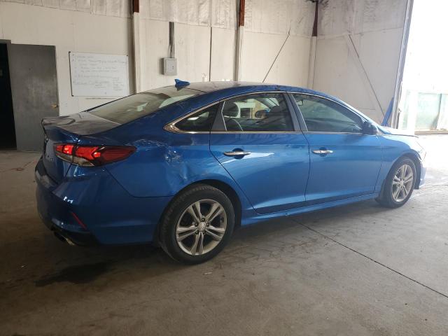5NPE34AF8JH635821 - 2018 HYUNDAI SONATA SPORT Синий фото 3