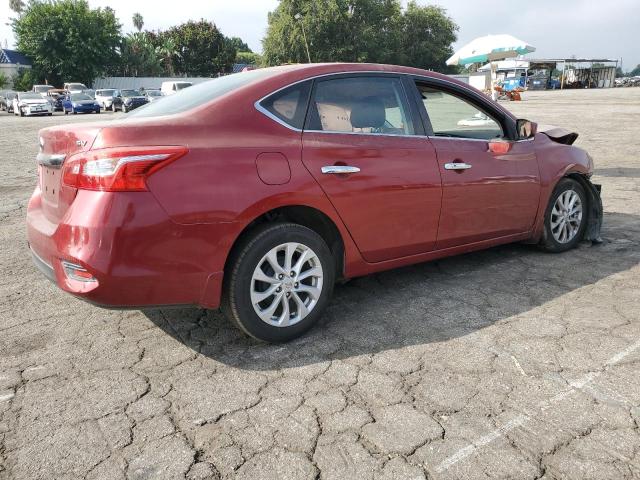 3N1AB7AP5JY348454 - 2018 NISSAN SENTRA S RED photo 3