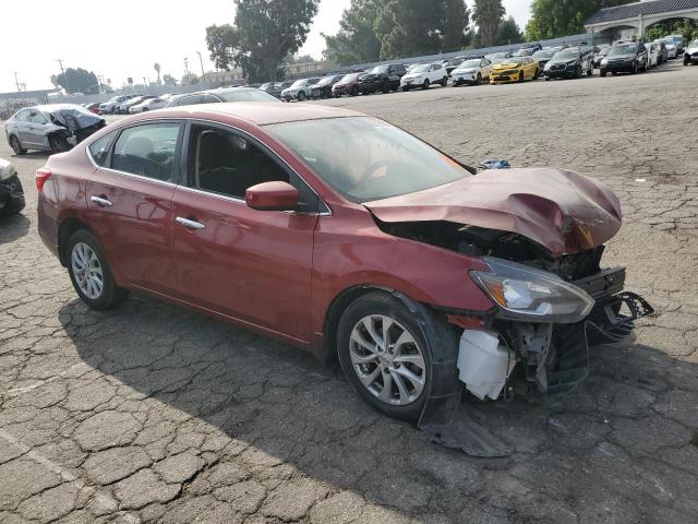 3N1AB7AP5JY348454 - 2018 NISSAN SENTRA S RED photo 4