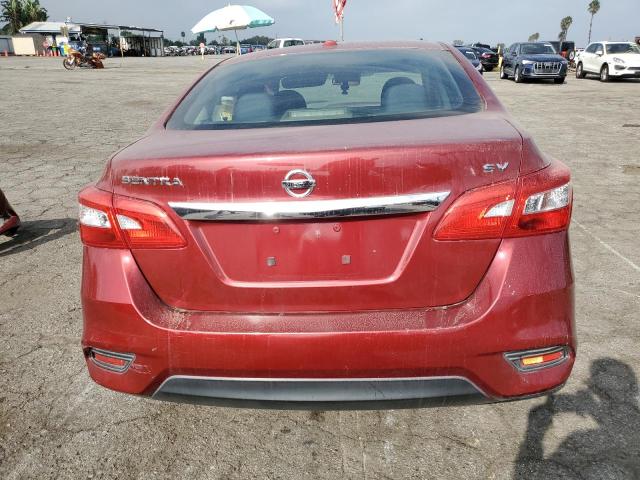 3N1AB7AP5JY348454 - 2018 NISSAN SENTRA S RED photo 6