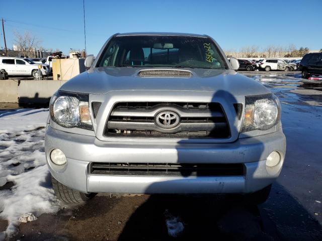 5TEMU4FN2AZ675933 - 2010 TOYOTA TACOMA DOUBLE CAB LONG BED SILVER photo 5