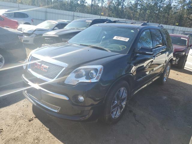 1GKKRTEDXCJ252627 - 2012 GMC ACADIA DENALI BLACK photo 1