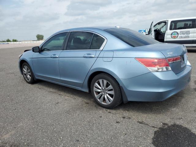 1HGCP2F87BA022528 - 2011 HONDA ACCORD EXL BLUE photo 2