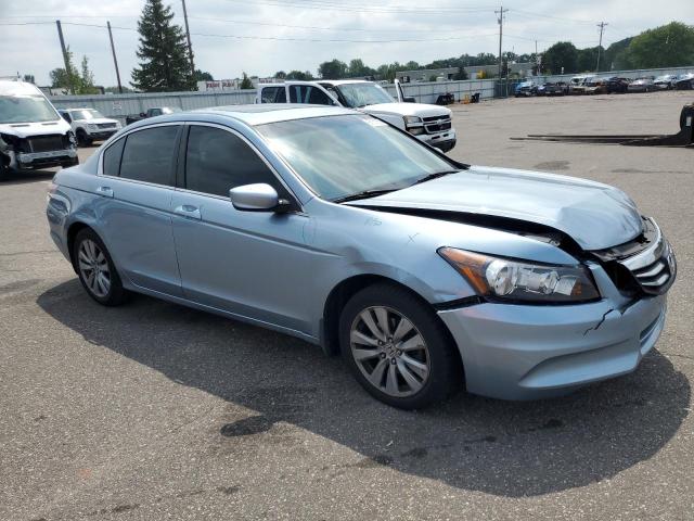 1HGCP2F87BA022528 - 2011 HONDA ACCORD EXL BLUE photo 4