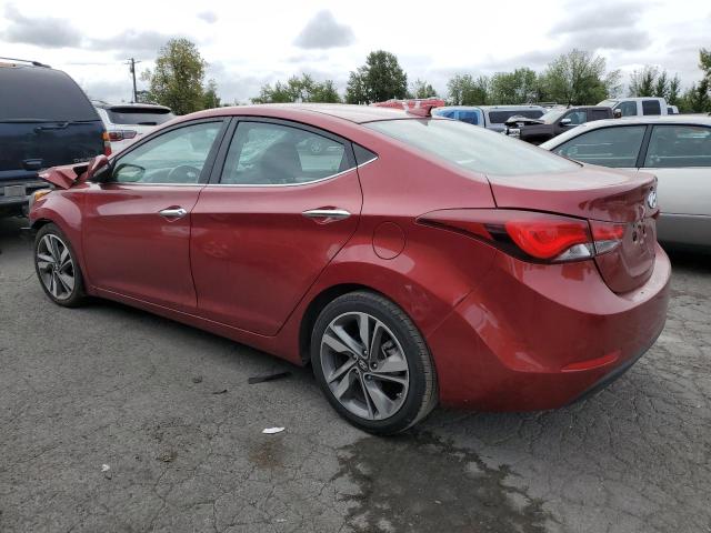 5NPDH4AE6EH536330 - 2014 HYUNDAI ELANTRA SE RED photo 2